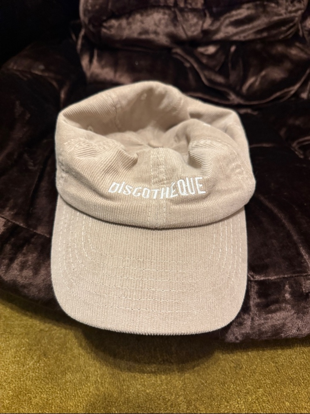 Clare V Corduroy Baseball Hat -Discotheque-